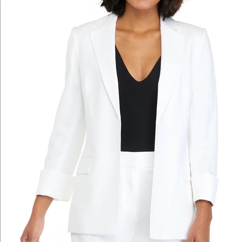white blazer